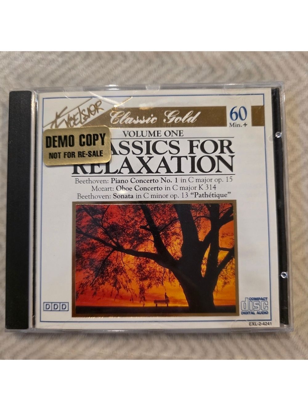 3 for $10 Excelsior Classic Gold Classics For Relaxation Classical Music CD